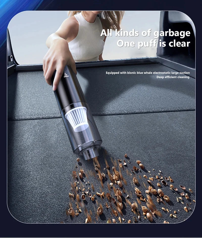 New Car Vacuum Cleaner Wholesale Portable Wireless Handheld Mini Blower 4-in-1 Car Vacuum Home & Car Use Accessories