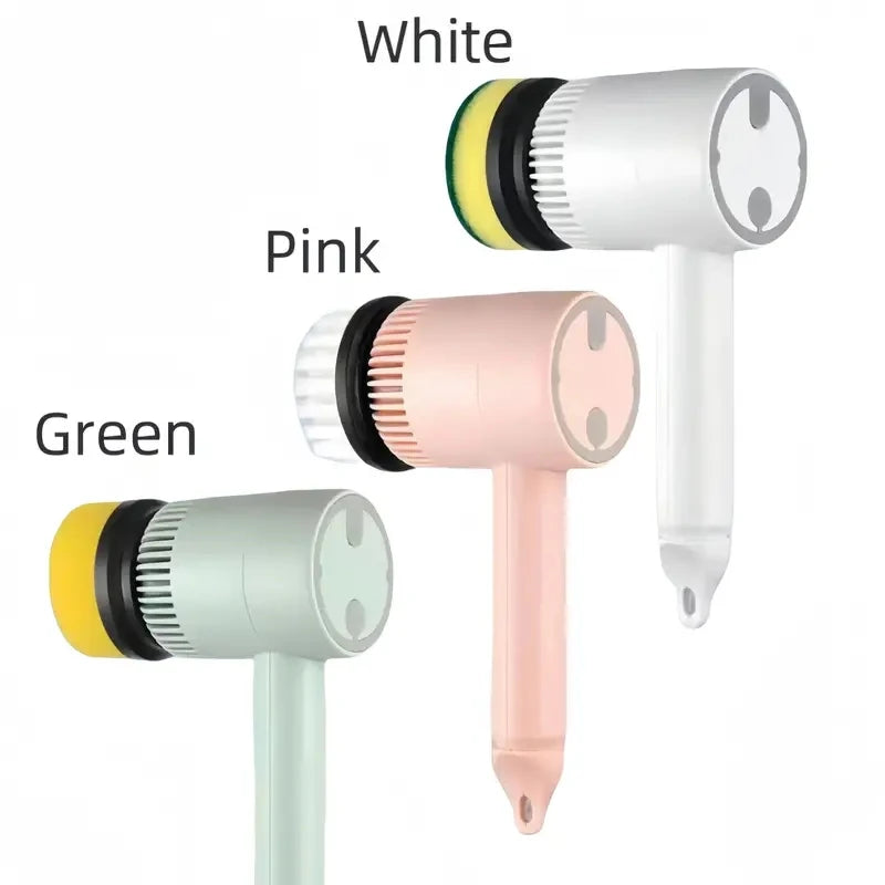 Electric Cleaning Brush 3-in-1 Handheld Kitchen Cleaner Cordless Spin Scrubber